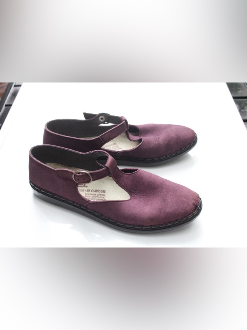 Rieker T strap Mary Jane flats